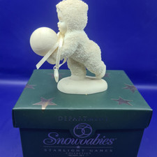 Ready, Set.. Snow Babies Figurine Ornament Department 56 Boxed Xmas 