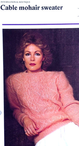 Knitting pattern ladies - ladies, mohair