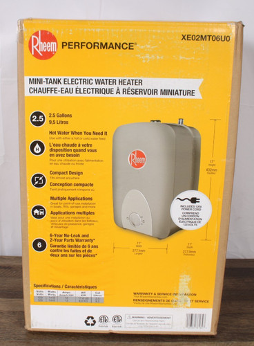 Rheem xe02mt06u0 performance - rheem,
