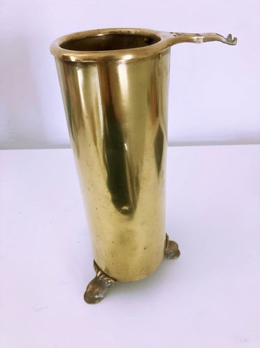 Vintage british brass umbrella - brass,
