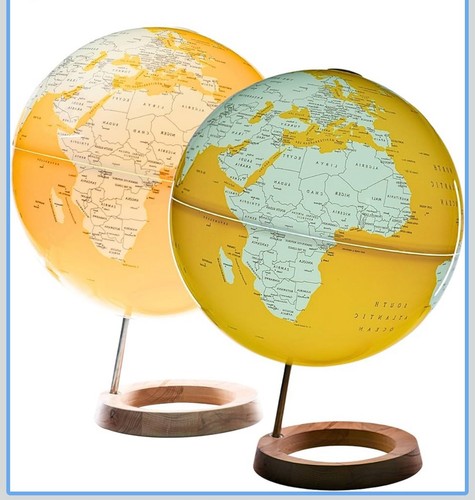 Exerz illuminated world globe - illuminated,