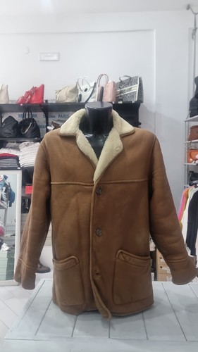 Men brown shearling - men's,