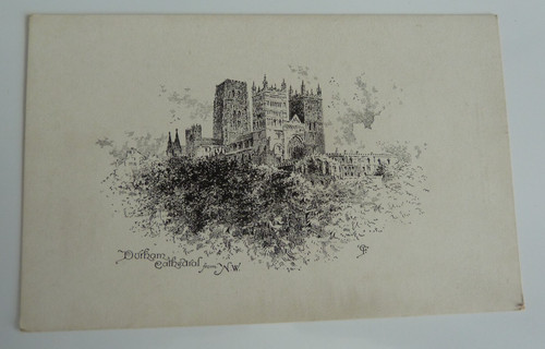 Durham cathedral vintage - durham, cathedral.