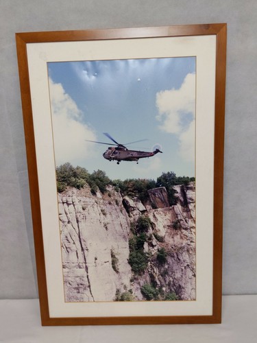 Royal navy sea king - sea, helicopter