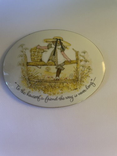 Vtg holly hobbie wall plaque - holly,