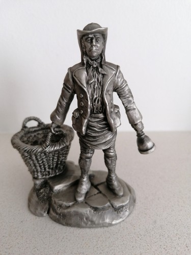 Fine pewter dustman jp - pewter, 'dustman'