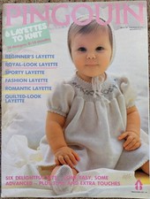 Vintage Pingouin No 45 Knitting Pattern Booklet 6 Layettes 38 designs 0-18M