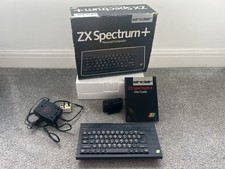 Sinclair ZX Spectrum + Plus Boxed  1980s Vintage Computer Console Manual Power! 