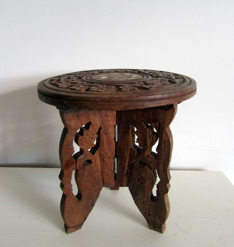 Small vintage indian - indian, carved