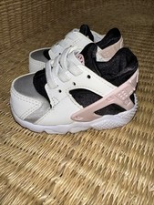 Nike Hurache 3c White Light Pink Black Baby Girl 704950-115