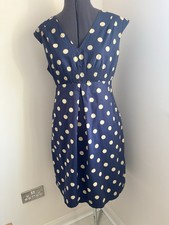Joules Navy Polka Dot Dress