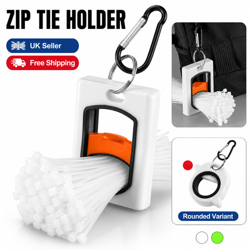 Zip tie holder plastic cable - tie,