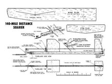 140 Mile Soarer glider 36"