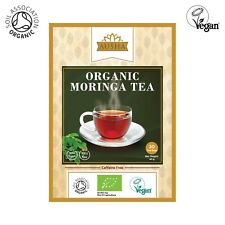 Organic Moringa Tea -20/40 Tea Bags- MoringaOleifera Leaf, UK Certified Organic