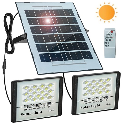 Solar powered led double - led,
