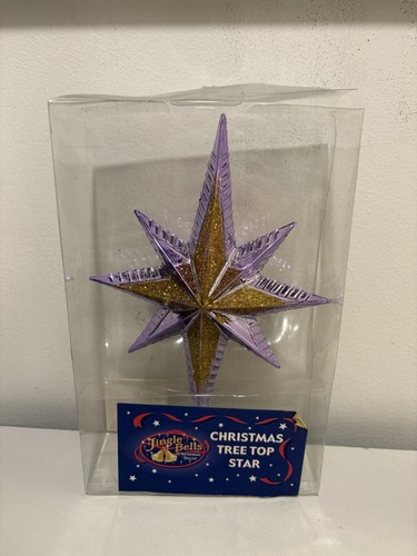 Vintage purple gold plastic