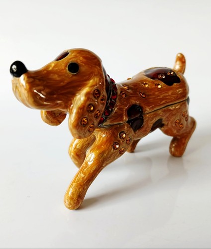Qiaobei brown spotty dog - brown,