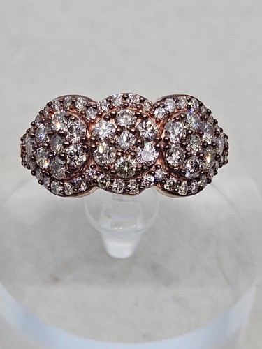 Champagne diamond ring - diamond, rose