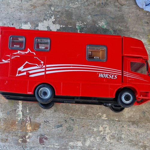 Red horse transport - horse,