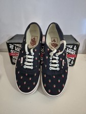 VANS Strawberry Navy Blue Cedar Shoes Size 6 UK