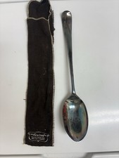 Antique Sterling Silver Serving Spoon – Birmingham 1906 – Robert Chandler