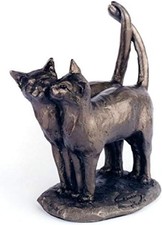 Bronze Cat Sculpture –