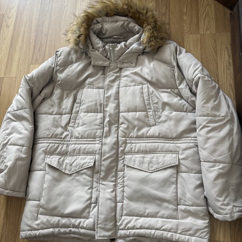 Asos mens coat - grey, faux