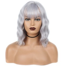 Bob Short Hair Wigs Natural Look in Cospaly Party Ladies Full Wig in Daily Apply