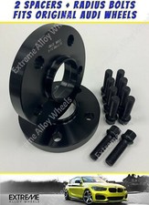 Black Wheel Spacers 12mm For