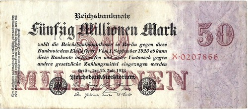 Reichsbanknote million mark - million,