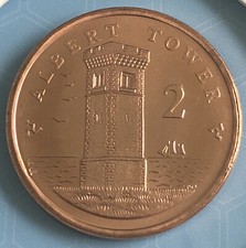 2009 Isle of Man 2p Two Pence Coin - Albert Tower - Uncirculated