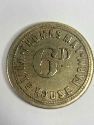 Victorian farm token - farm, w&t