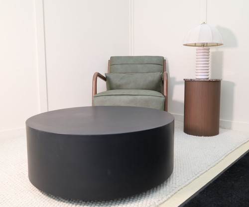 Concrete style round onyx - round,