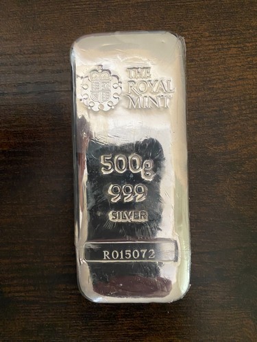 500g silver bullion - 500g,
