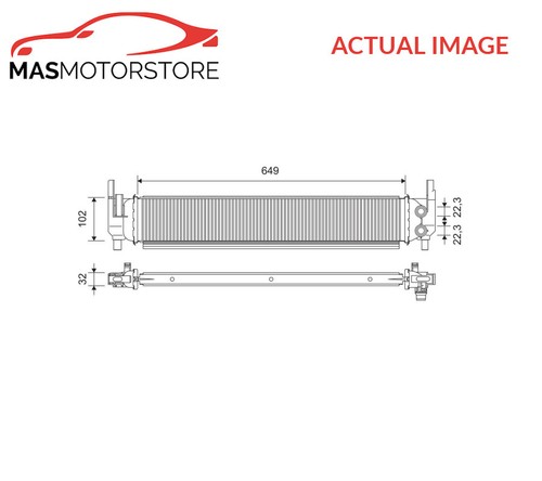 Engine cooling radiator valeo - cooling,