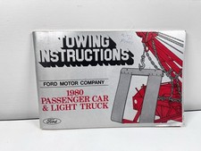 1980 Ford Lincoln Mercury Towing Manual Original - How to Tow your Car or Truck