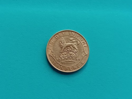 1914 sixpence george v - 1914,