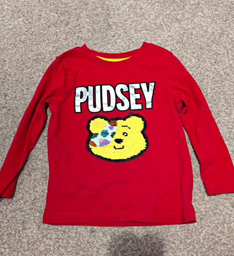 George pudsey bear red - red, sequin