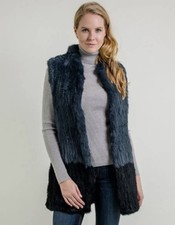 Love Token Two-Tone Rabbit Fur