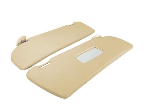 Cream interior sunvisor pair - interior,