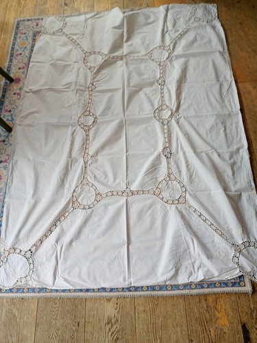 Antique vintage tablecloth - antique,