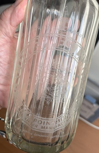 Vintage fluted glass - a,
