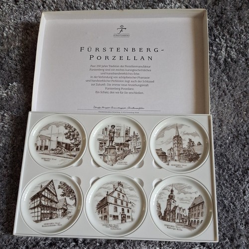 Furstenberg porcelain set 6 - porcelain, of