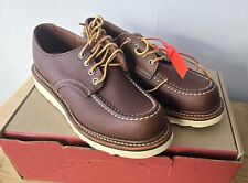 Fresh & NEW RED WING Work Oxford Moc-toe No 8109 Brown US 7.5 UK 6.5 💪DEAL! 