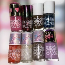 8 models own 14ml nail hypergel polish varnish. white pearl gold sparks irised