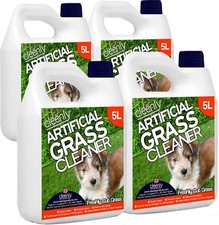 Cleenly Artificial Grass Cleaner Pet Odour Elminator Astro Turf Deodoriser 4x5L