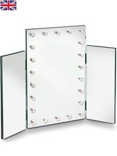 Makeup Mirror Beautify Hollywood Mirror With LED With One Cracked 