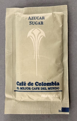 Iberia airline sugar - airline, packet