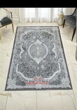 ROMANY GYPSY NON WASHABLE CHALET RUGS/CARPETS MATS XXLARGE SIZE 200x290CM D GREY