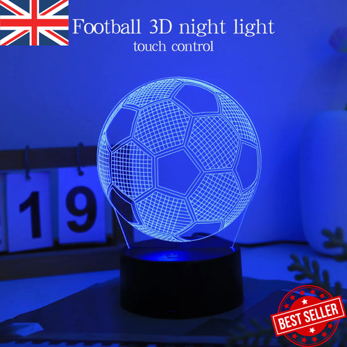 Football illusion led night - football, 3d